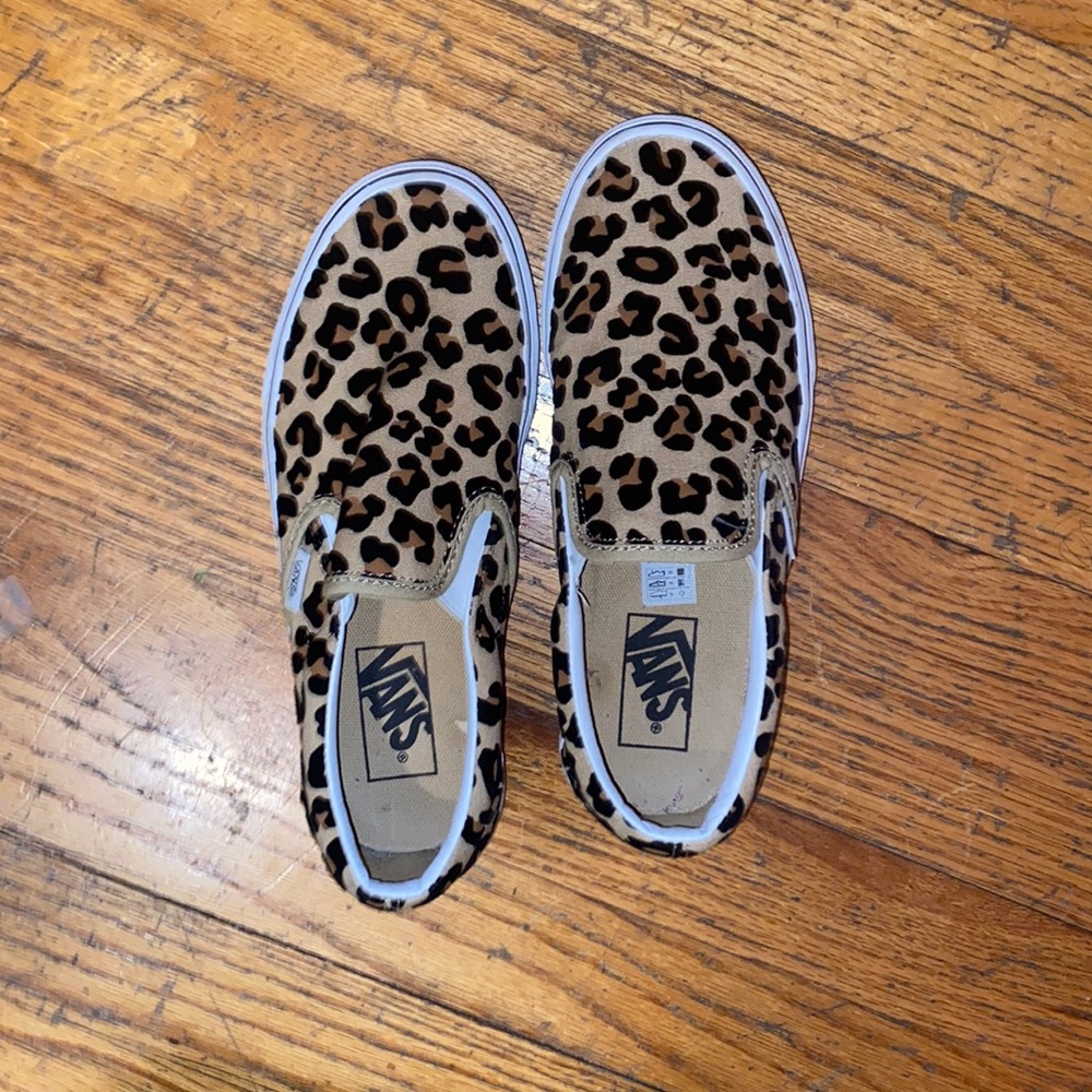 Cheetah print Vans
